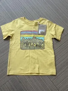新品◎パタゴニアキッズTシャツイエロー