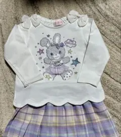 Mezzo Piano 長袖カットソー　長袖Tシャツ　100