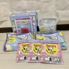 スヌーピー 1番くじ 置き時計 マルチクロスなど7点セット