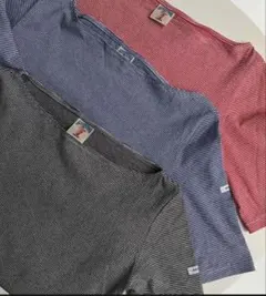 ok.soon×piccadilly MICRO BORDER TEE （青色）