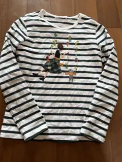 familiar ストライプ柄 長袖カットソー 140