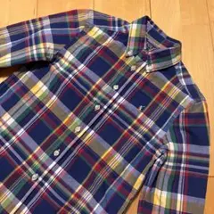 PoloRalphLauren キッズ　チェック柄 長袖シャツ　S(8) 140