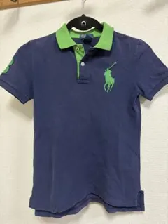 希少配色✨】Ralph Lauren ネイビー ビッグポニー 半袖ポロシャツ