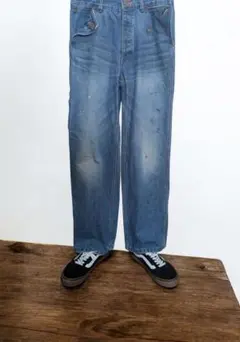 mean ペインターパンツ　ワイドパンツ　ミーン　trove