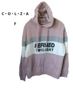 【美品】COLZA ハニーズ 切り替え ロゴパーカー ピンク S 長袖 フード
