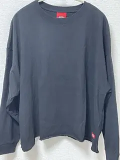 Dickies 長袖 クロップド丈 カットソー ブラックのサムネイル