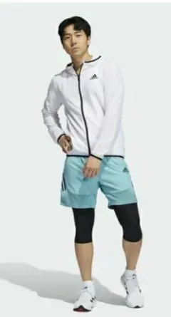 アディダス　ハーフタイツ　ジム　トレーニング　ジョギング　ランニング　2