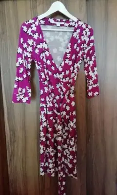 DIANE VON FURSTENBERG ラップドレス　ワンピース