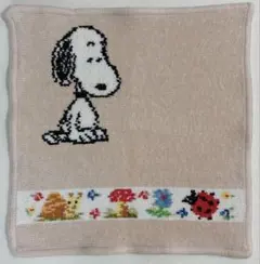 Used美品）フェイラー スヌーピー タオル ハンカチ お花畑 - メルカリ