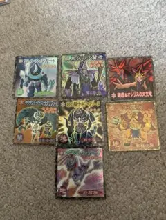 遊戯王 森永製菓 ウエハースシール 武藤＆ブラックマジシャン レア 3枚