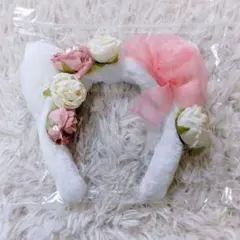 【レア♡限定品 キティちゃん】カチューシャフラワー　ハーモニーランド 未使用