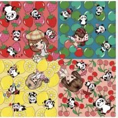 ルネガール風呂敷　53㎝×53㎝　レトロ柄