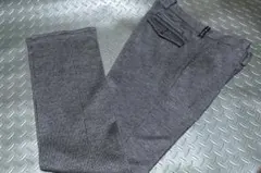 ★激安★秋冬★ロックデュード★チェックウール混ストレッチパンツ★3/BK