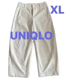 UNIQLO XL ホワイト　パンツ　大きいサイズ　白