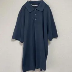 CUTTER&BUCK ポロシャツ 半袖 L ネイビー ビッグシルエットのサムネイル