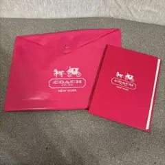 COACH ノベルティ ケース＆メモ帳セット