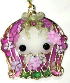 ぶどう狩り♫あまびえちゃん✦キーホルダー