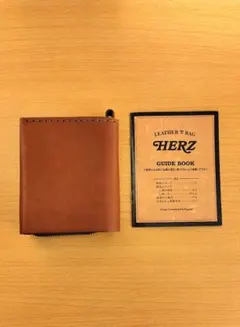 HERZ ヘルツ レザー 二つ折り財布 ws-11 色 チョコ