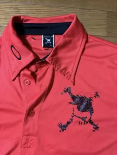 OAKLEYゴルフポロシャツ　赤L
