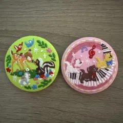 ディズニー　刺繍缶バッジ