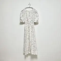 C.O.L.Z.A 花柄 半袖 ロングワンピース