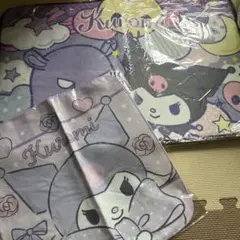 新品　Kuromi クロミ　マット　タオルセット