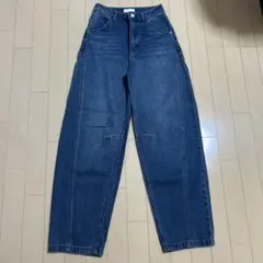 【H&M】ハイウエストデニムパンツ⚫︎size 34のサムネイル