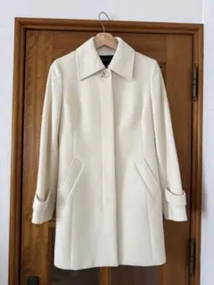 INDIVI オフホワイト ロングコート 38サイズ