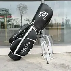 マルボンゴルフ レディース セット ホワイト Mサイズ ✨限定ギフト付き Malbon golf 大人気☆マルボンゴルフ キャディバッグ バッグ