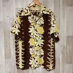 サンサーフ レーヨン アロハシャツ SUNSURF パイナップル ハワイアンのサムネイル