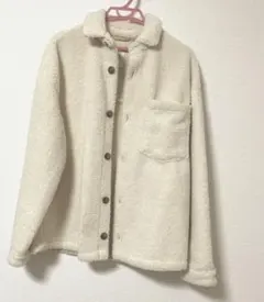 新品　ZARA ザラ　ボアジャケット　アウター　ジャケット　ホワイト　コート