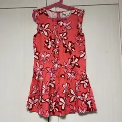Kate Spade フラワープリント ワンピース 122/7Y