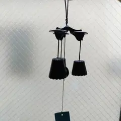 南部鉄器 3連風鈴 鋳鉄製 短冊付き