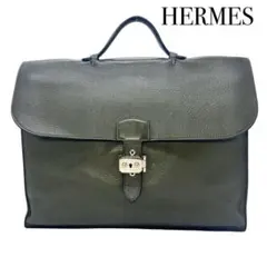 HERMES エルメス サックアデペッシュ 38 ハンドバッグ ビジネス メンズのサムネイル
