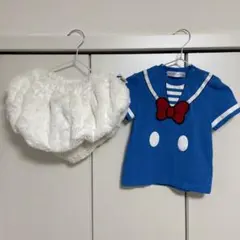 東京ディズニーリゾート ドナルドダック コスチューム 90 Tシャツ　ズボン