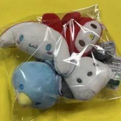 サンリオキャラクター　フェイスマスコット4個セット♪