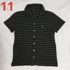 イーストボーイ　レディース　ポロ　トップス　11 シャツ　黒色　春　夏