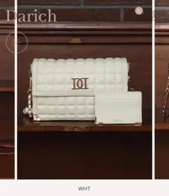 Darich チョコレートキルトバッグ＆レザーケース