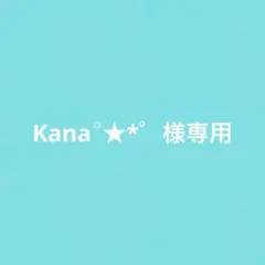 Kana꙳★*゜様専用