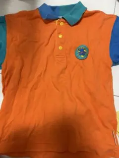 Gymboree ポロシャツ オレンジ マルチカラー　レインボータグのサムネイル
