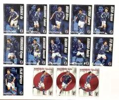 カルビーサッカー日本代表チップス2024 付録カード 14枚セット