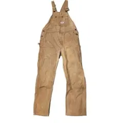 マ*ー様 USA製 ROUND HOUSE ダック オーバーオール 70s〜80