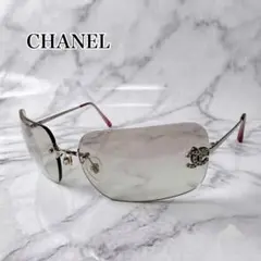 壱の型さま専用】CHANEL サングラス 4017 ラインストーン ピンク