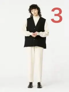 HERILL Cashmerelinenmat Chimayovest ３のサムネイル