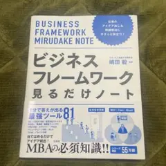 ビジネスフレームワーク見るだけノートのサムネイル