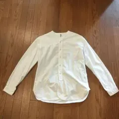 美品『MHL.』バンドカラーシャツ ホワイト L マーガレットハウエル