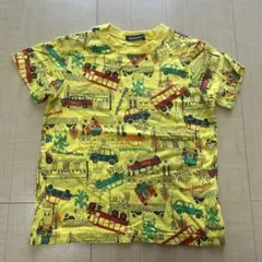 moujonjon 半袖Tシャツ イエロー 120cmのサムネイル
