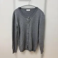 LEPSIM レプシィム ニットカーディガン M グレー ウール混