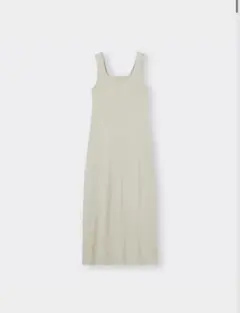 GU リブニットワンピース(ノースリーブ)