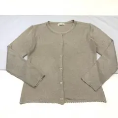 Caroll カーディガン　ラメ　ニットカーディガン　長袖 春